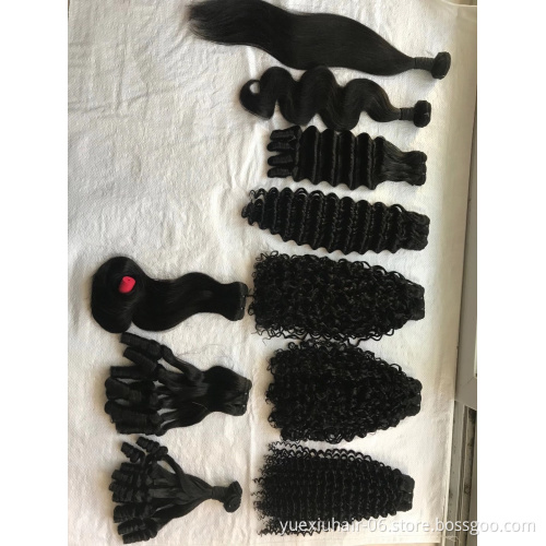 Wholesale 12A Grade Super Double Drawn Raw Virgin Hair Cuticle Aligned 100% Brazilian Bone Straight Vietnamese Human Hair
